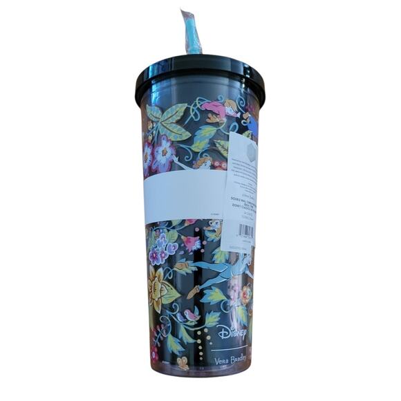Disney Parks X 100 Years of Wonder Vera Bradley Insulated Cup Tumbler with Straw - Picture 4 of 9